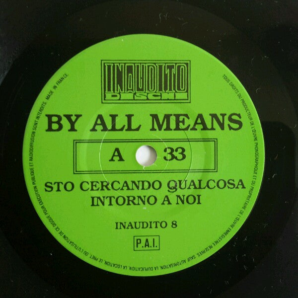 By All Means (2) : By All Means (7", Single, Gre)