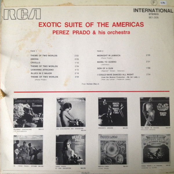 Perez Prado And His Orchestra : Exotic Suite Of The Americas (LP, Album, RE)
