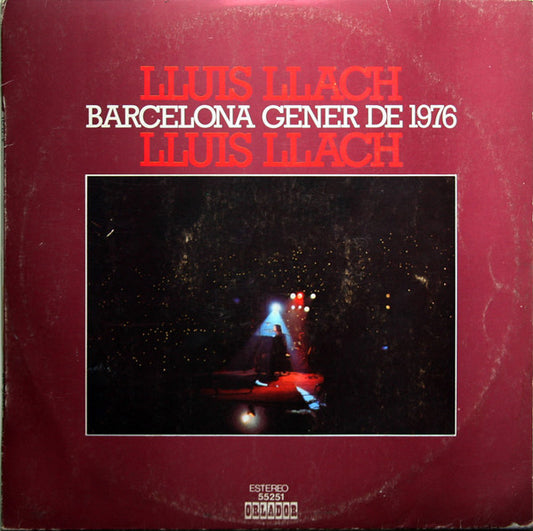 Lluís Llach* : Barcelona Gener De 1976 (LP, Album)