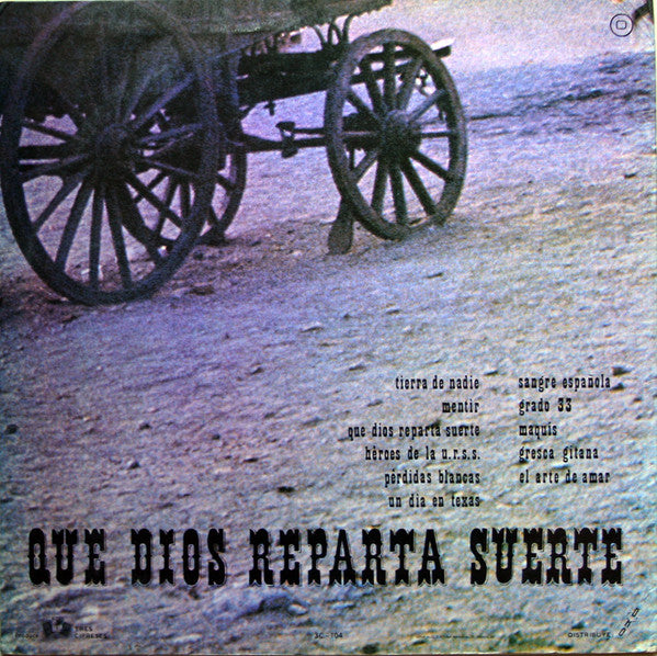 Gabinete Caligari : Que Dios Reparta Suerte (LP, Album, RP)