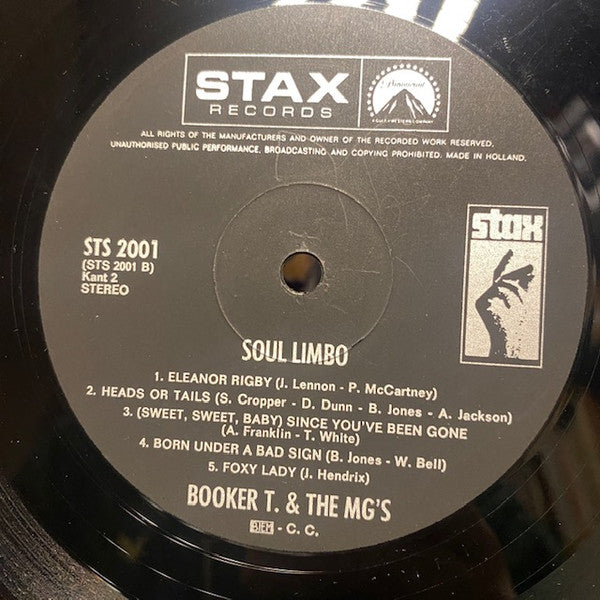 Booker T. & The MG's* : Soul Limbo (LP, Album)