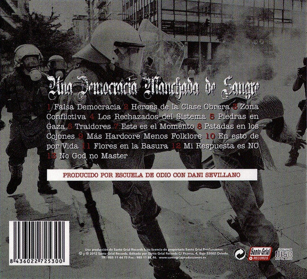 Escuela De Odio : Una Democracia Manchada De Sangre (CD, Album)