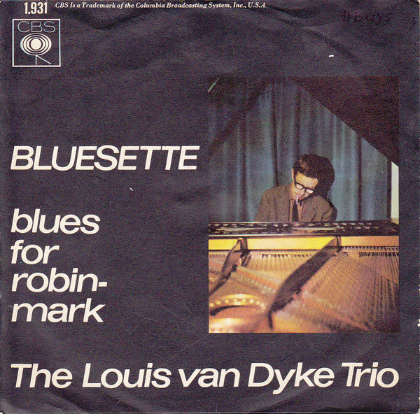 Louis Van Dyke Trio : Bluesette / Blues For Robin-Mark (7", Single)
