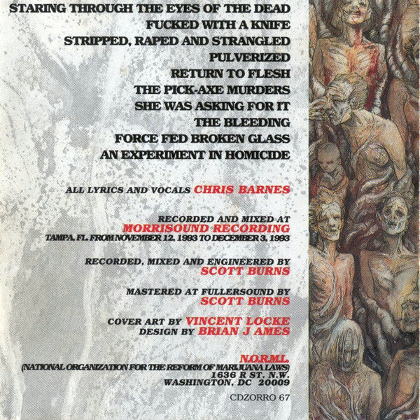 Cannibal Corpse : The Bleeding (CD, Album)