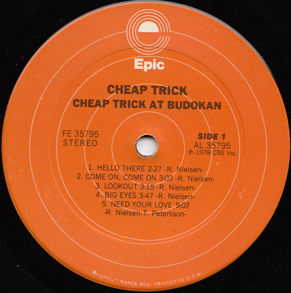Cheap Trick : Cheap Trick At Budokan (LP, Album, San)