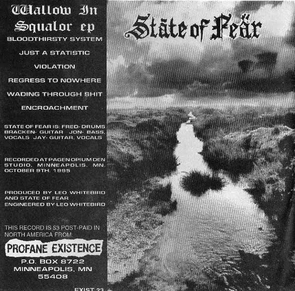 Stàte Of Feär* : Wallow In Squalor EP (7", EP)