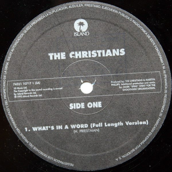 The Christians : What's In A Word (12", Maxi)
