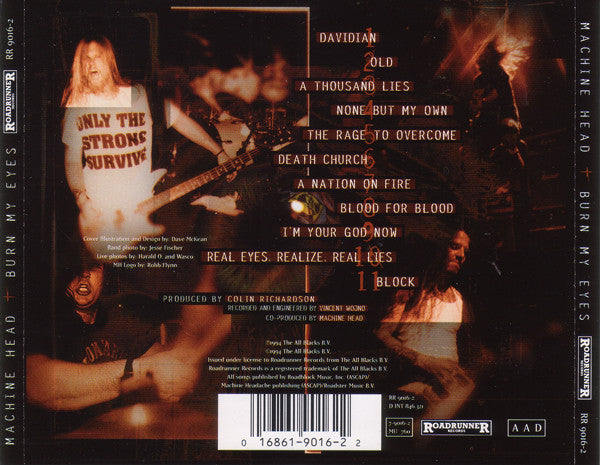 Machine Head (3) : Burn My Eyes (CD, Album)