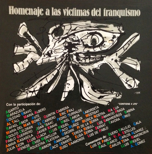 Various : Homenaje A Las Víctimas Del Franquismo (4xLP, Ltd + Box)