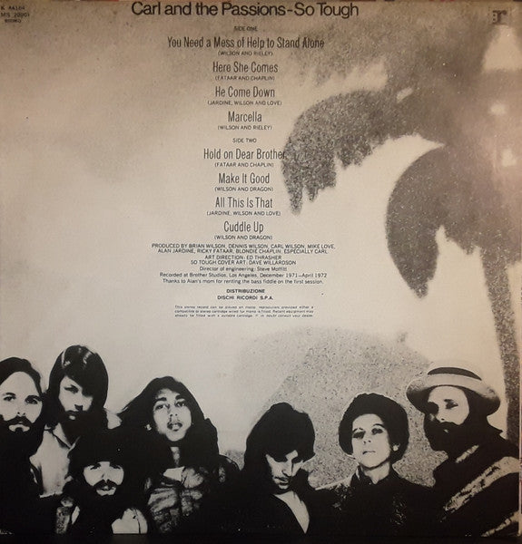 The Beach Boys : Carl And The Passions – "So Tough" (LP, Album)