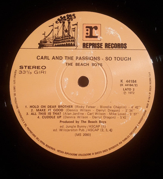 The Beach Boys : Carl And The Passions – "So Tough" (LP, Album)