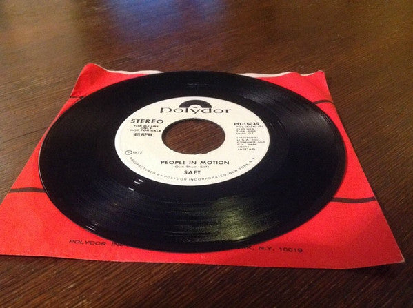 Saft (2) : People In Motion  (7", Single, Mono, Promo)