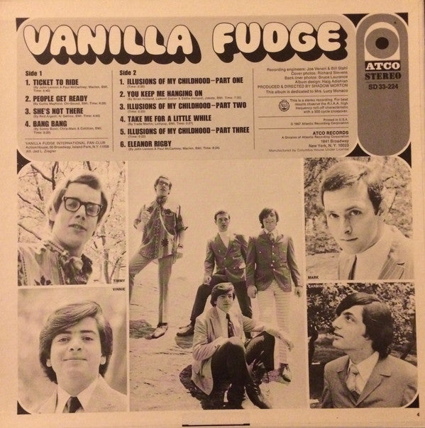 Vanilla Fudge : Vanilla Fudge (LP, Album, Club)