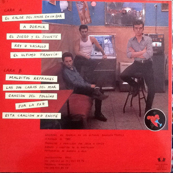 Gabinete Caligari : Al Calor Del Amor En Un Bar (LP, Album)