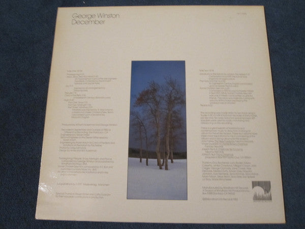 George Winston : December (LP, Album)