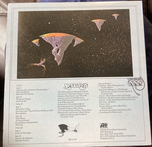 Yes : Yessongs (3xLP, Album, SP-)