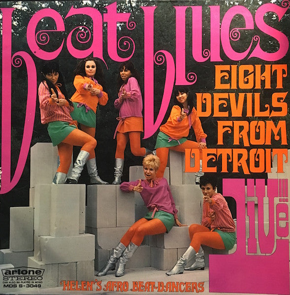 Eight Devils From Detroit : Beat Blues Live !!! (LP)