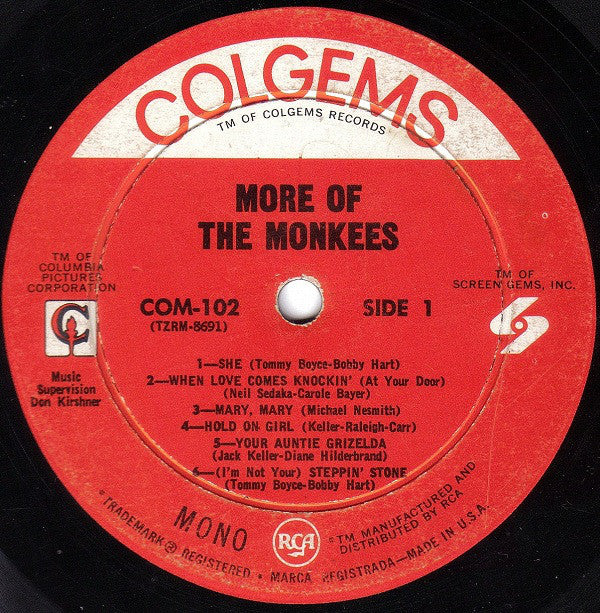 The Monkees : More Of The Monkees (LP, Album, Mono, Hol)