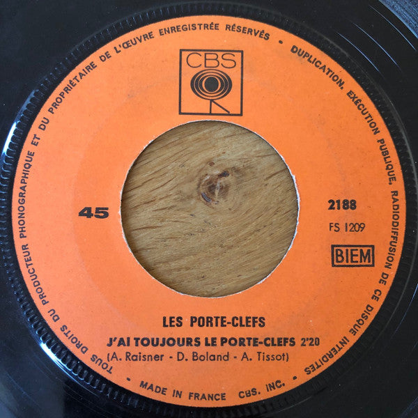 Les Porte-Clefs : Les Porte-Clefs / J'ai Toujours Le Porte-Clefs (7", Single)