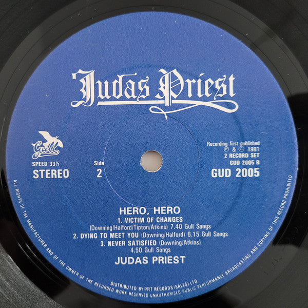 Judas Priest : Hero, Hero (2xLP, Comp, RE, Dar)
