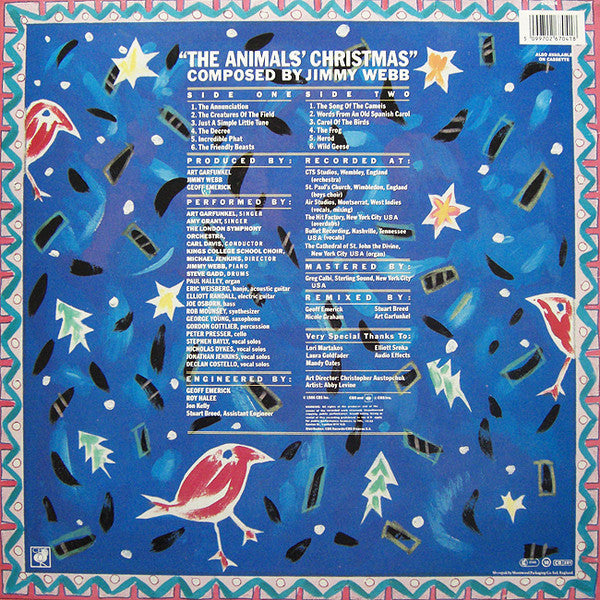 Art Garfunkel / Amy Grant / Jimmy Webb : The Animals' Christmas By Jimmy Webb (LP, Album)