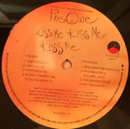 The Cure : Kiss Me Kiss Me Kiss Me (2xLP, Album)