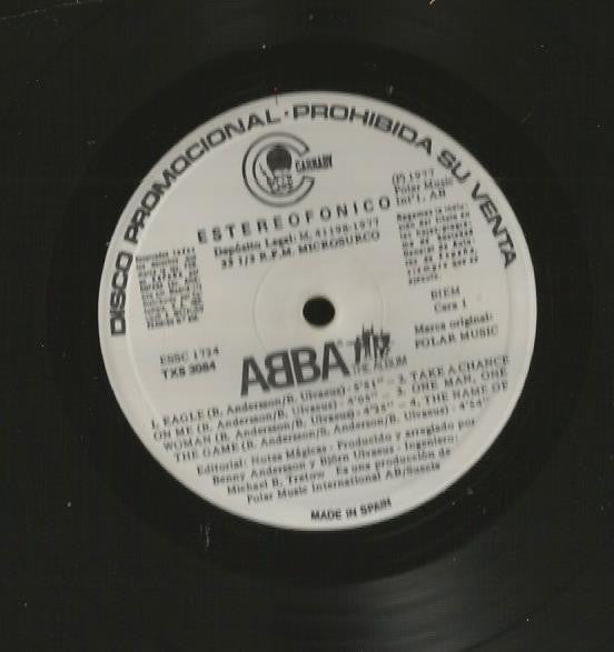 ABBA : The Album (LP, Album, Promo)