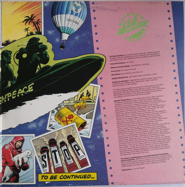 Various : Greenpeace Rainbow Warriors (2xLP, Comp, Gat)