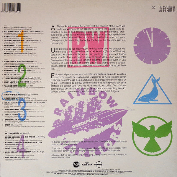 Various : Greenpeace Rainbow Warriors (2xLP, Comp, Gat)