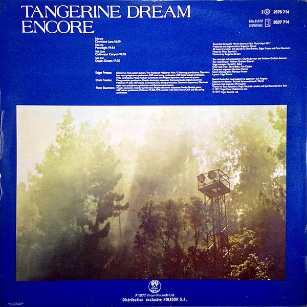 Tangerine Dream : Encore (2xLP, Album)