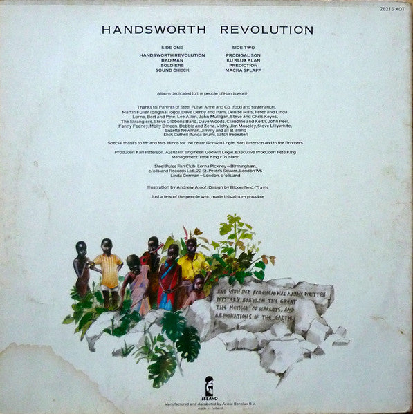 Steel Pulse : Handsworth Revolution (LP, Album, Gat)