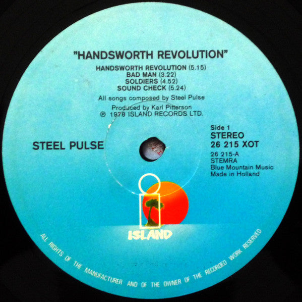 Steel Pulse : Handsworth Revolution (LP, Album, Gat)