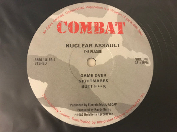 Nuclear Assault : The Plague (12", MiniAlbum, EMW)