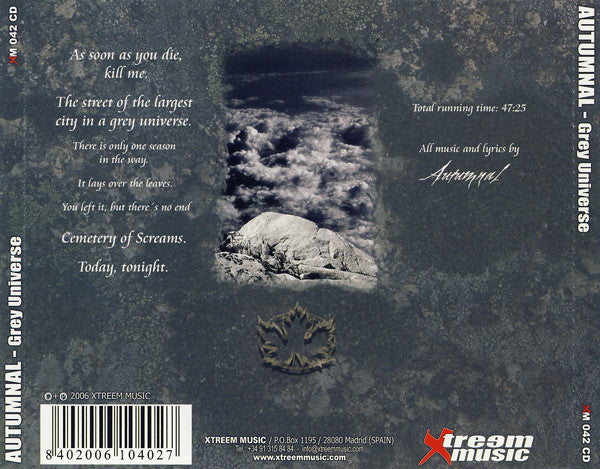 Autumnal : Grey Universe (CD, Album)