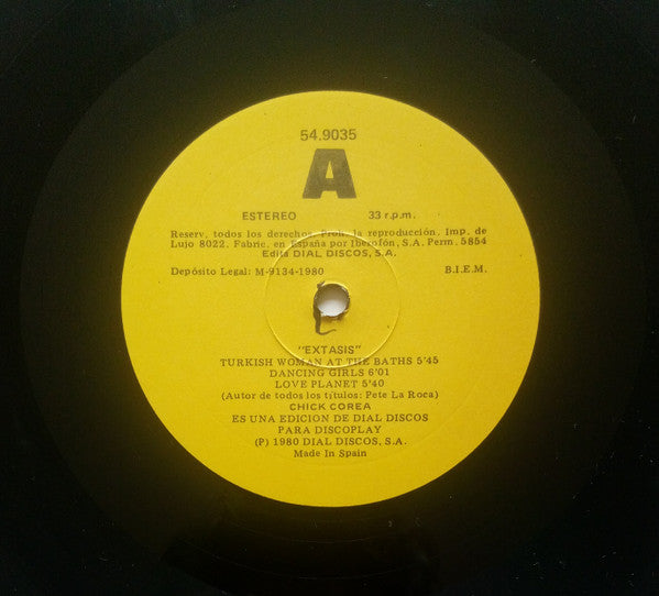 Chick Corea : Extasis (LP, Album, RE)