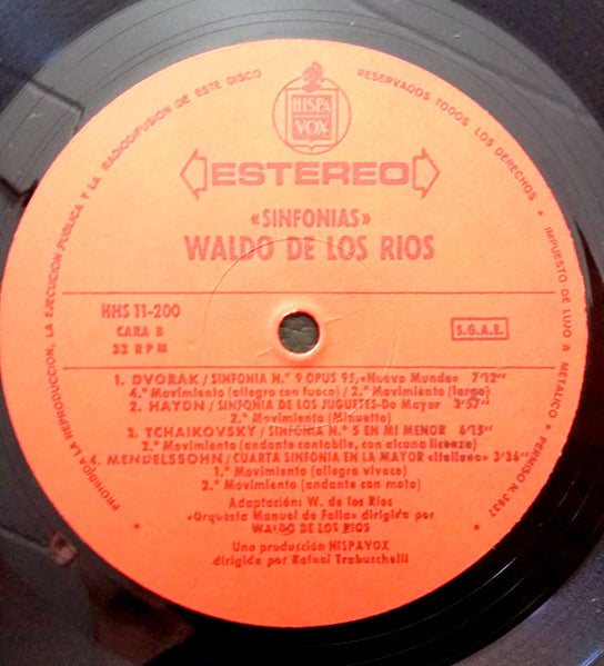 Waldo De Los Rios : Sinfonias (LP)