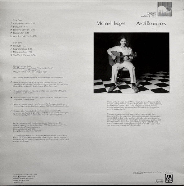 Michael Hedges : Aerial Boundaries (LP)