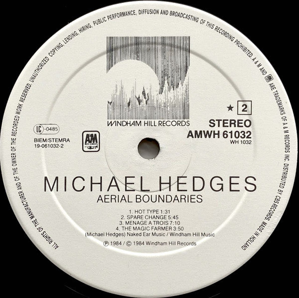 Michael Hedges : Aerial Boundaries (LP)