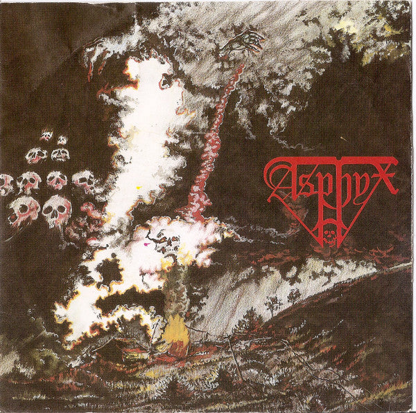 Asphyx (2) : Mutilating Process (7", Ltd, Whi)