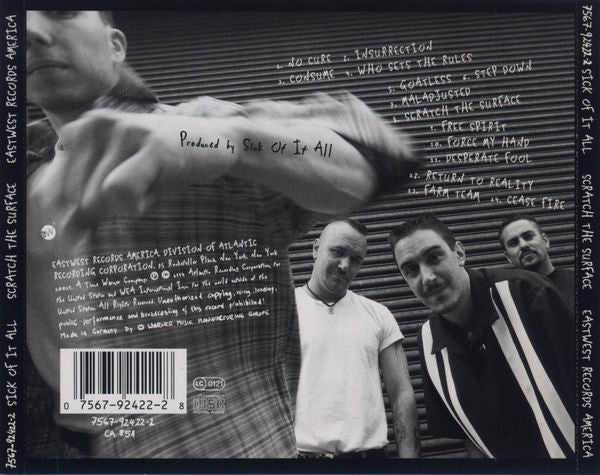 Sick Of It All : Scratch The Surface (CD, Album)