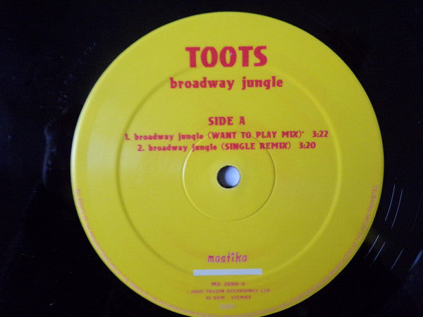 Toots Hibbert : Broadway Jungle (12")
