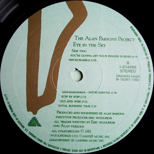 The Alan Parsons Project : Eye In The Sky (LP, Album)