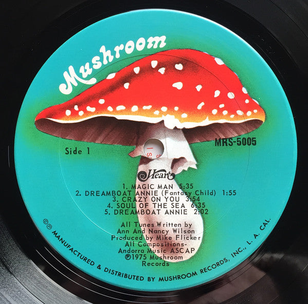 Heart : Dreamboat Annie (LP, Album, Fir)