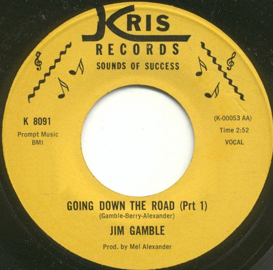 Jim Gamble : Going Down The Road (7", Single)