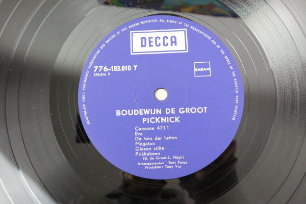 Boudewijn de Groot : Picknick (LP, RE, Fli)