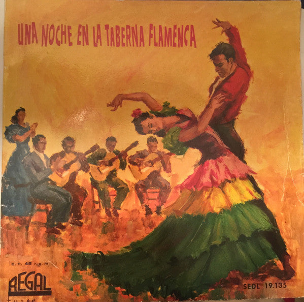 Los Macarenos : Una Noche En La Taberna Flamenca (7", EP, Blu)