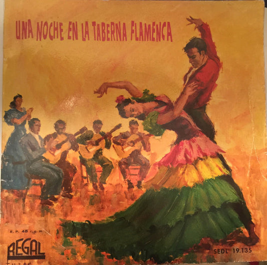 Los Macarenos : Una Noche En La Taberna Flamenca (7", EP, Blu)