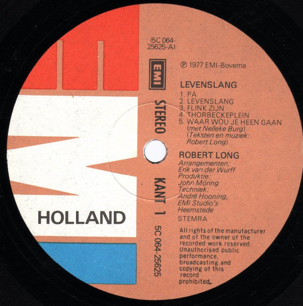 Robert Long : Levenslang (LP, Album)