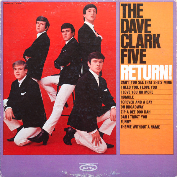 The Dave Clark Five : The Dave Clark Five Return! (LP, Album, Mono, San)